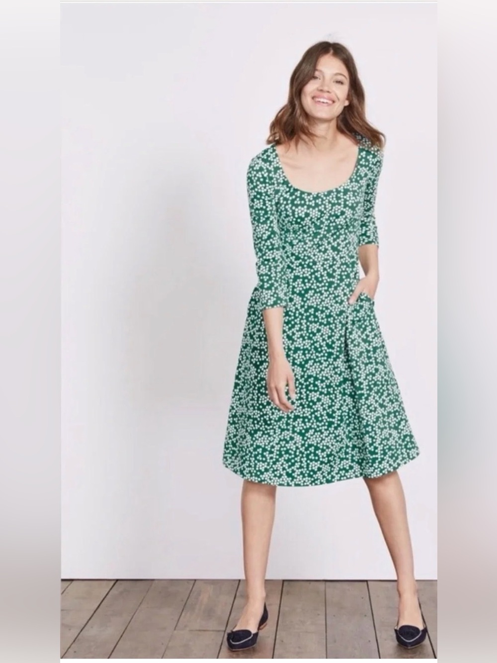 Boden Julianna Ponte knit Dress with Pockets